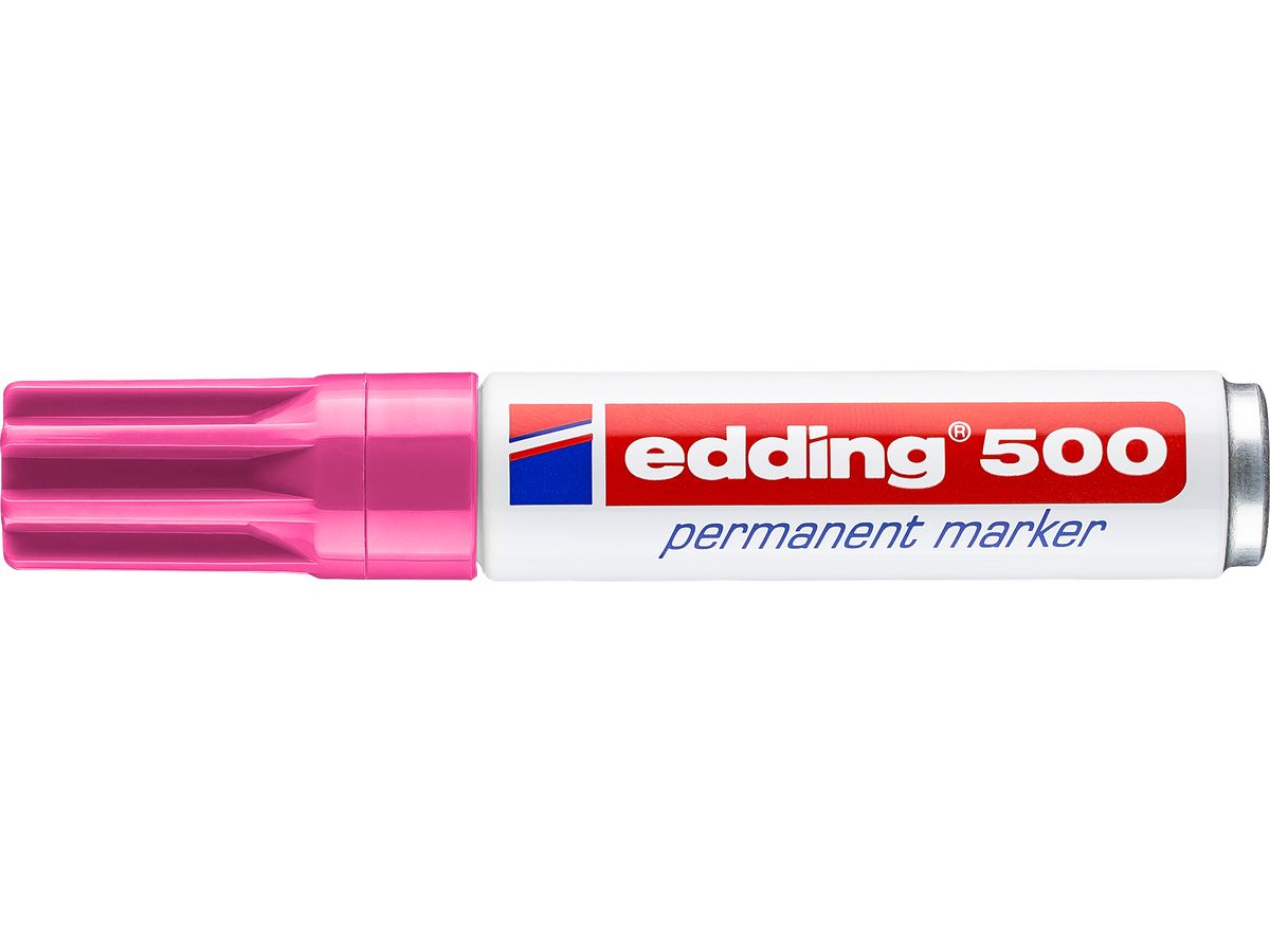 EDDING Permanent Marker 500 2-7mm 500-9 rosa (4004764373710)
