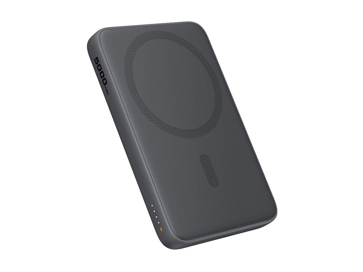 AUKEY MagFusion 5000mAh PB-MS03 GR Powerbank Wireless Grey (0689323789085)
