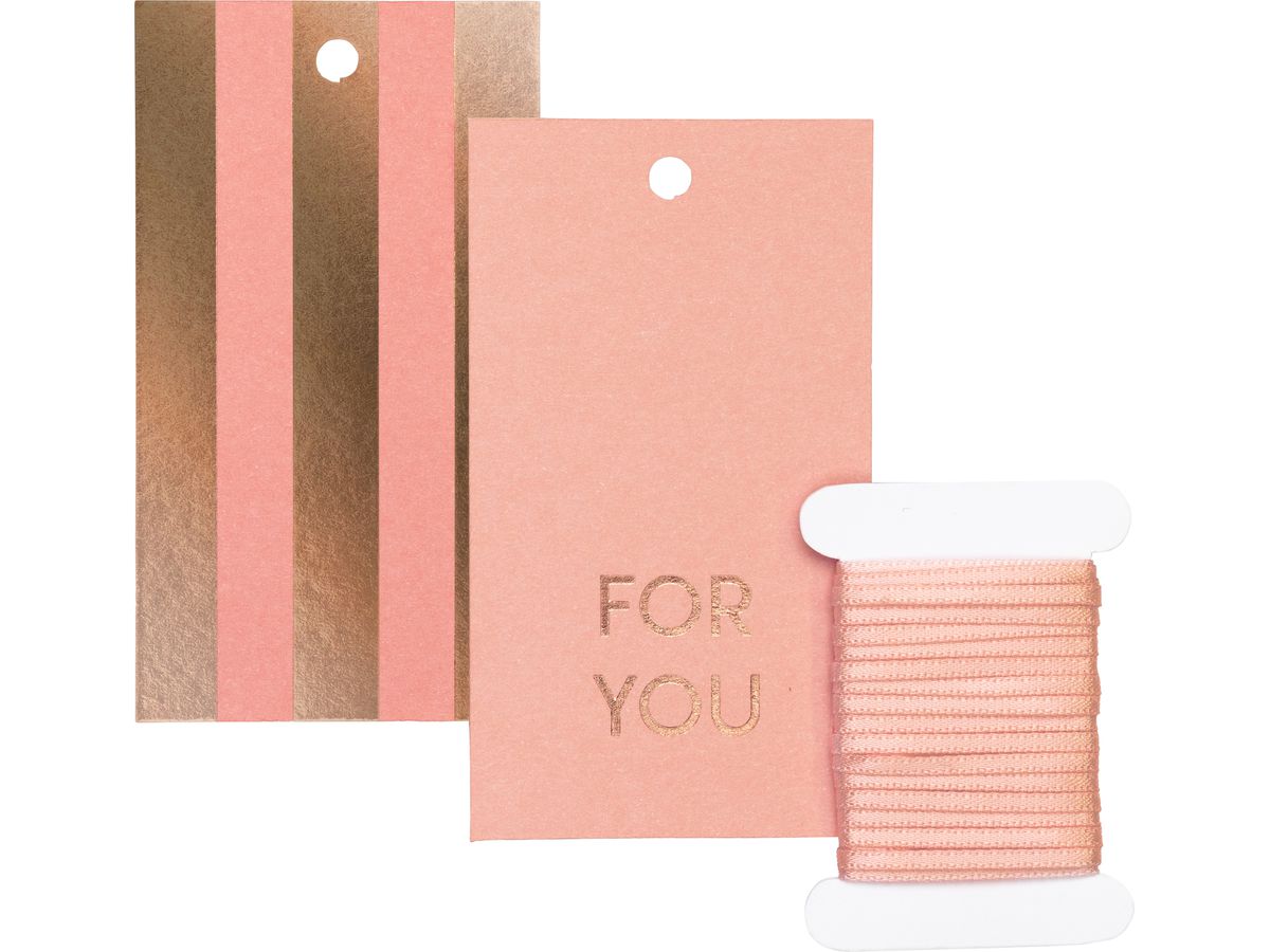 STEWO Étiquette cadeau Uni Pure 2581516199 rose foncé (7630050886458)