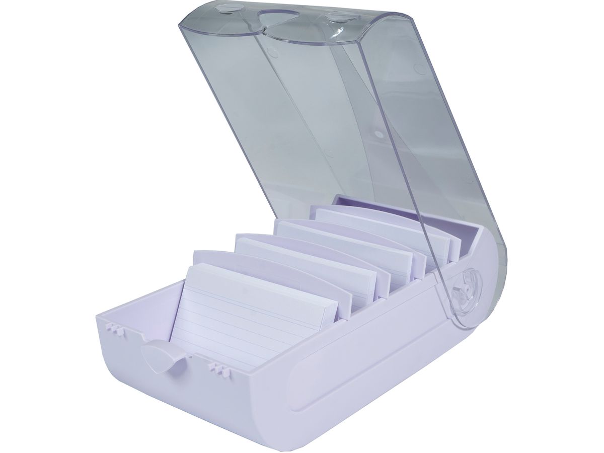 EXACOMPTA Schedario Bunny Box A8 5336423D malva 10x6.2x19.5cm (9002493047877)