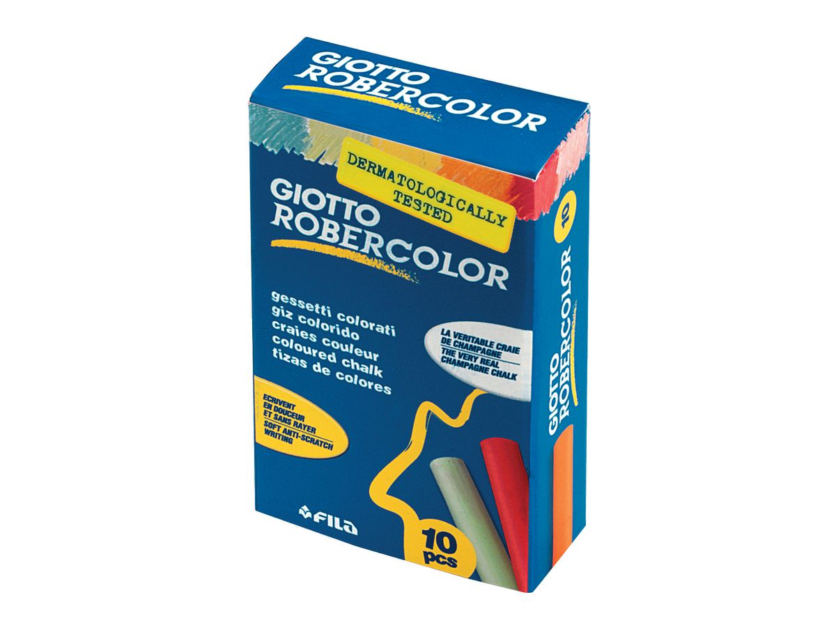 GIOTTO Craie Robercolor 538900 ass. 10 pcs. (8000825538605)