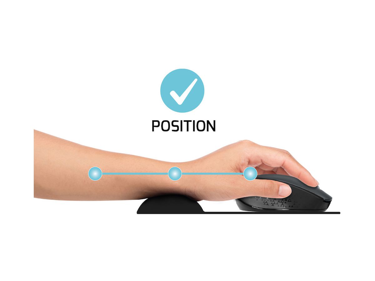 PORT Ergonomic Mouse Pad 900717 black (3567049007171)