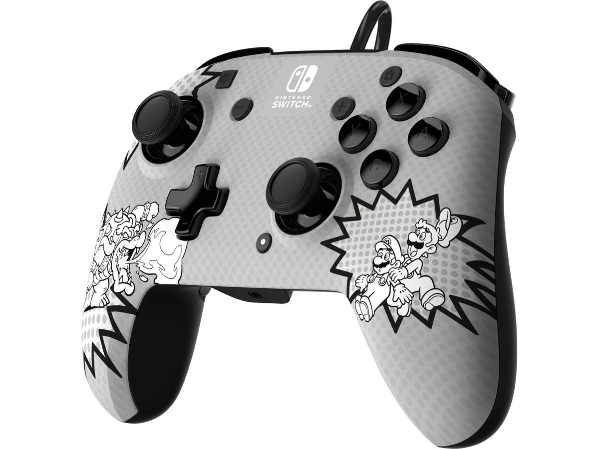 PDP Remacth Wired Controller 500-134-COMIC NSW, Comic Mario (0708056069698)
