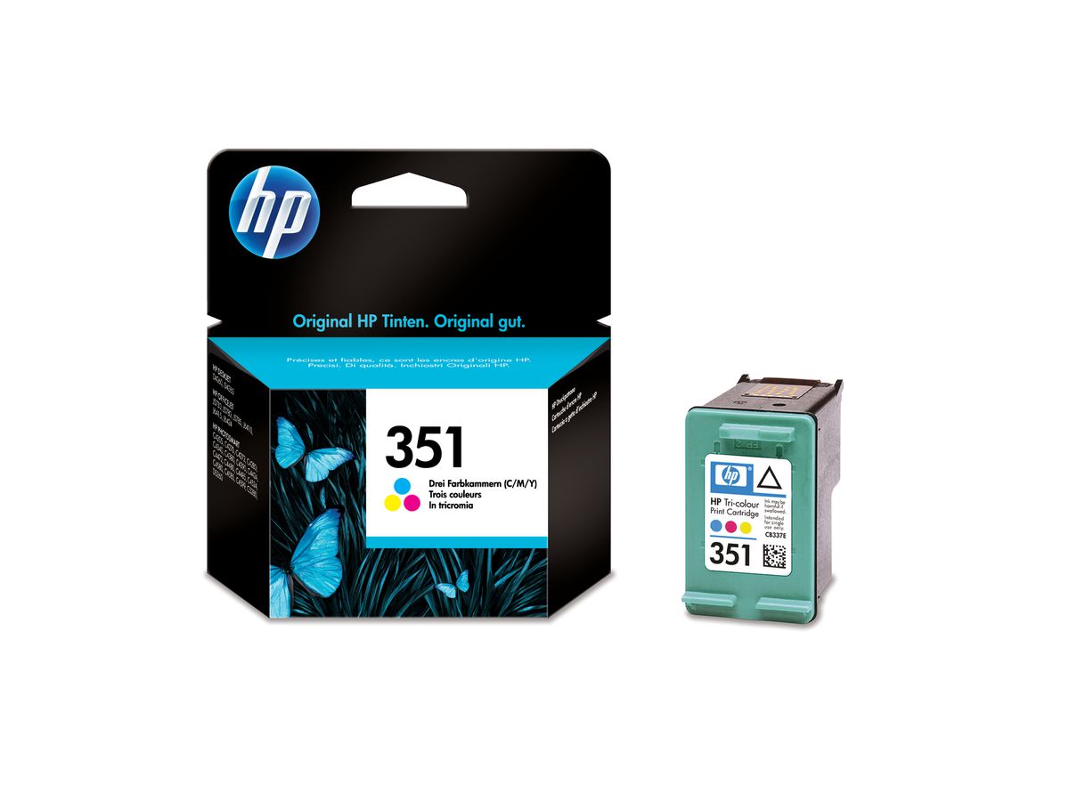 HP Cartouche d'encre 351 color CB337EE OfficeJet J 5780 170 pages (0884962780602)