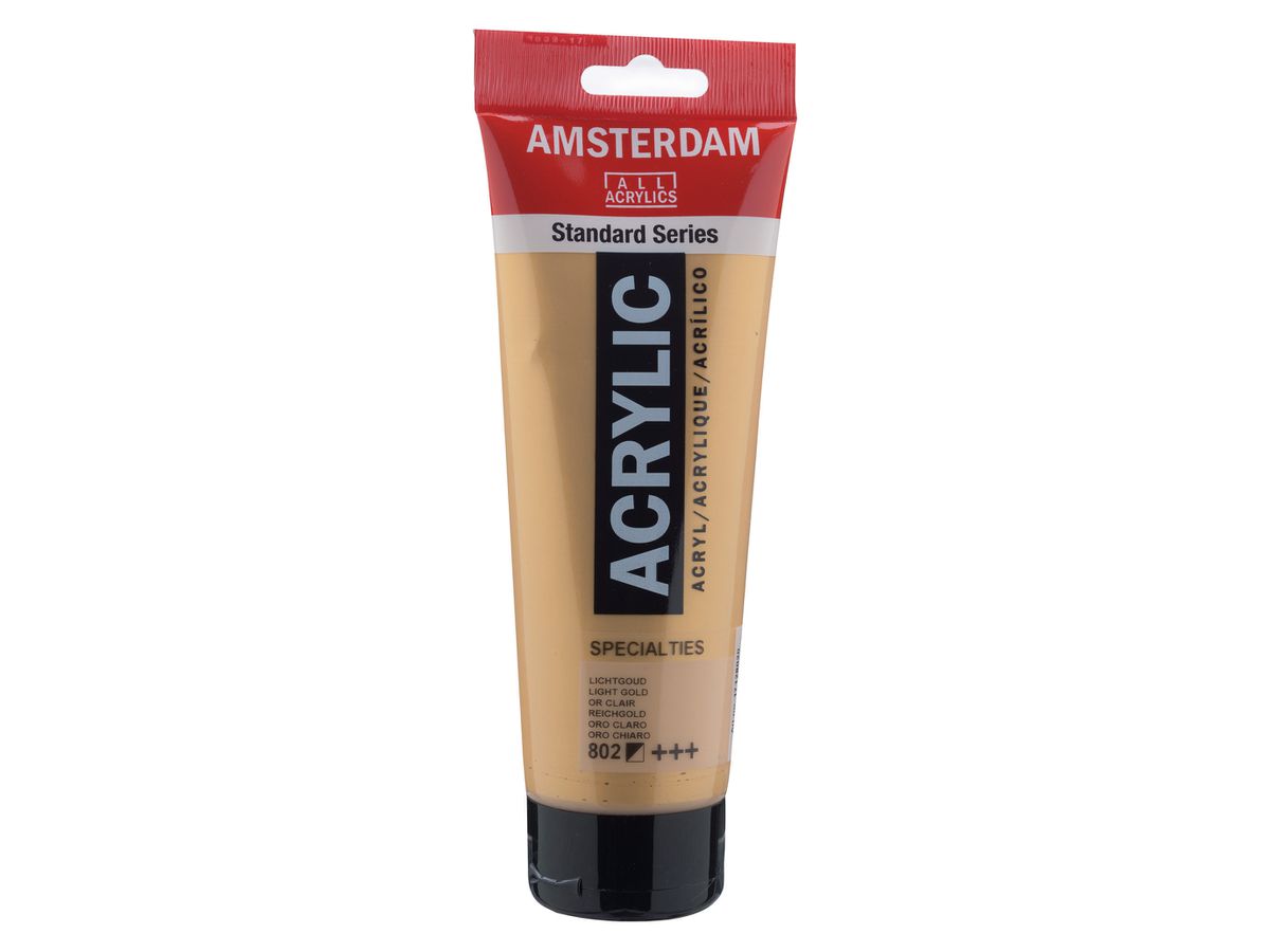 AMSTERDAM Peinture acrylique 250ml 17128020 or 802 (8712079254988)