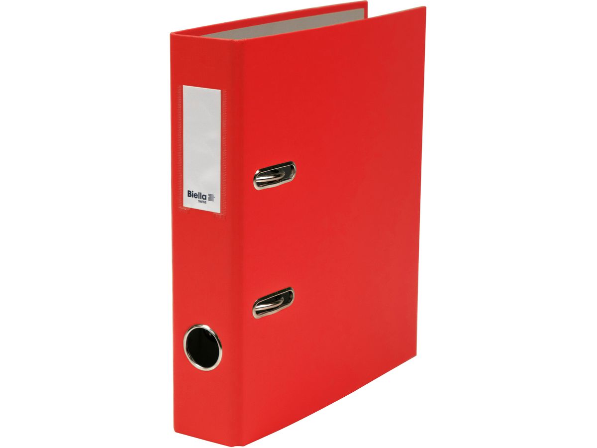 BIELLA Classeur Plasticolor 4cm 10750445U rouge A5 (7611365258079)