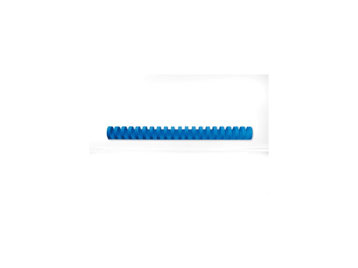 GBC Plastikbindrücken 22mm A4 4028622 blau, 21 Ringe 100 Stück (0033816048317)