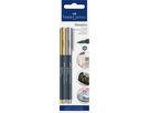 FABER-CASTELL Metallic Marker 1,5mm 160796 oro/argento 2 pezzi (4005401607960)