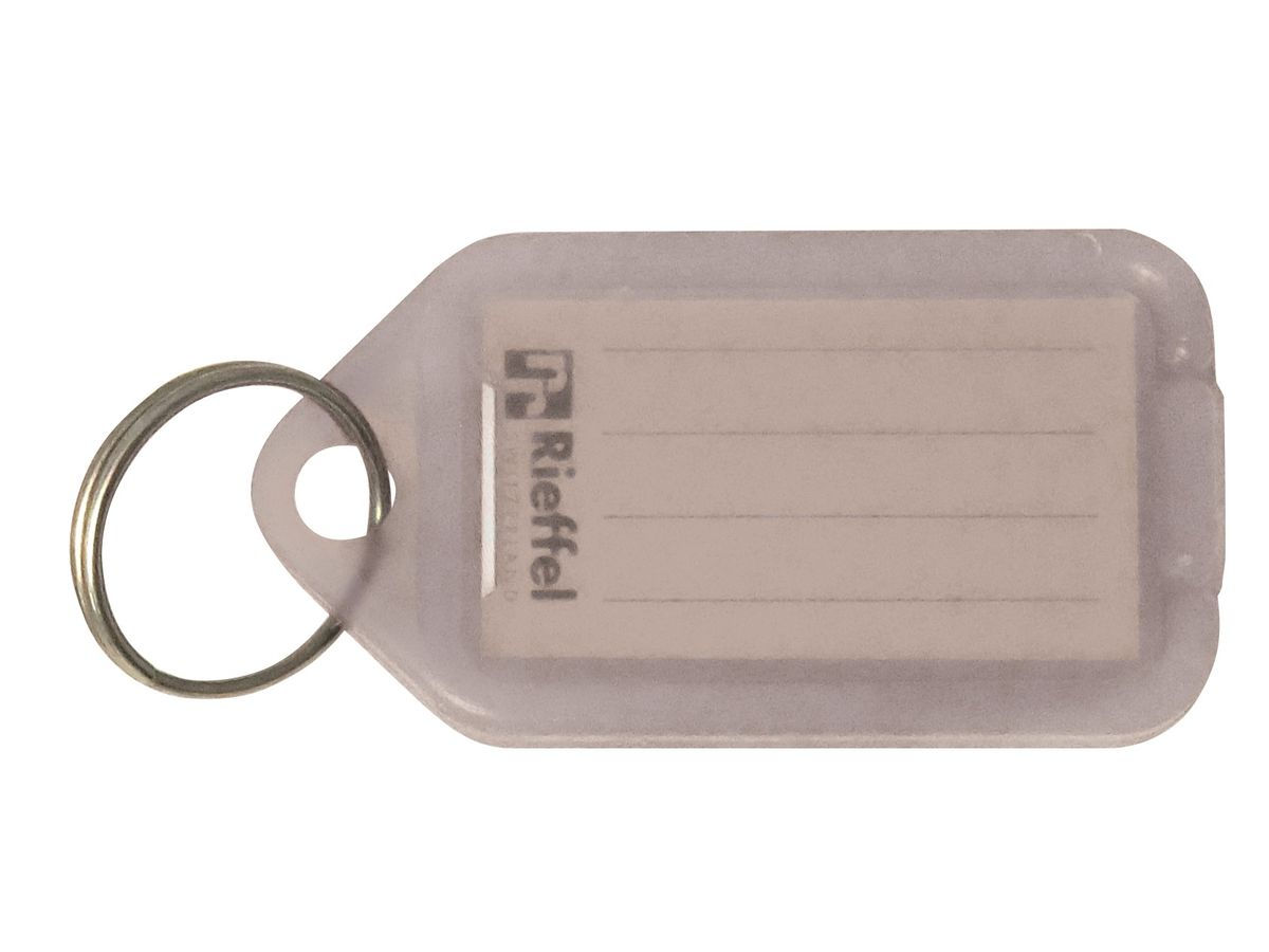 RIEFFEL SWITZERLAND Etichette chiave 38x22mm KT 1000 TRANSPARENT trasparente 100 pezzi (7630010411379)