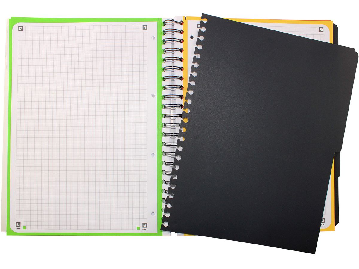 OXFORD European Book, Whiteboard A4+ 400132983 kariert, braun 120 Blatt (8412771031879)