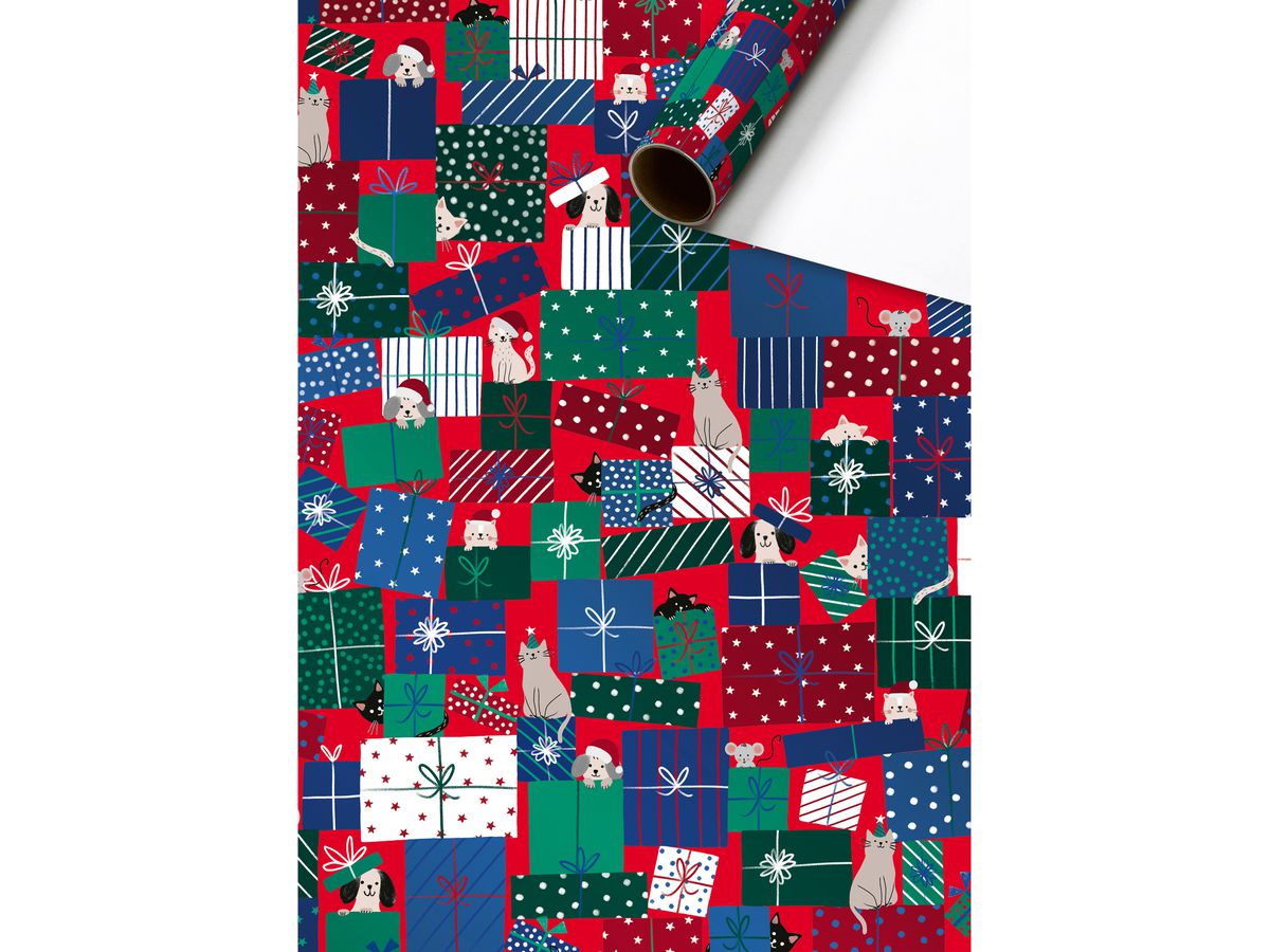 STEWO Geschenkpapier Taly 2528511320 rot 70x150cm (7630050891179)
