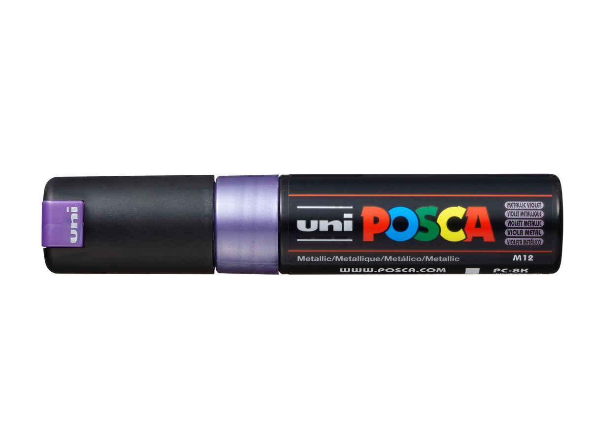 POSCA Marker 8mm PC8KMET.VIOL MET Metal.violet,Keilsp (4902778113677)