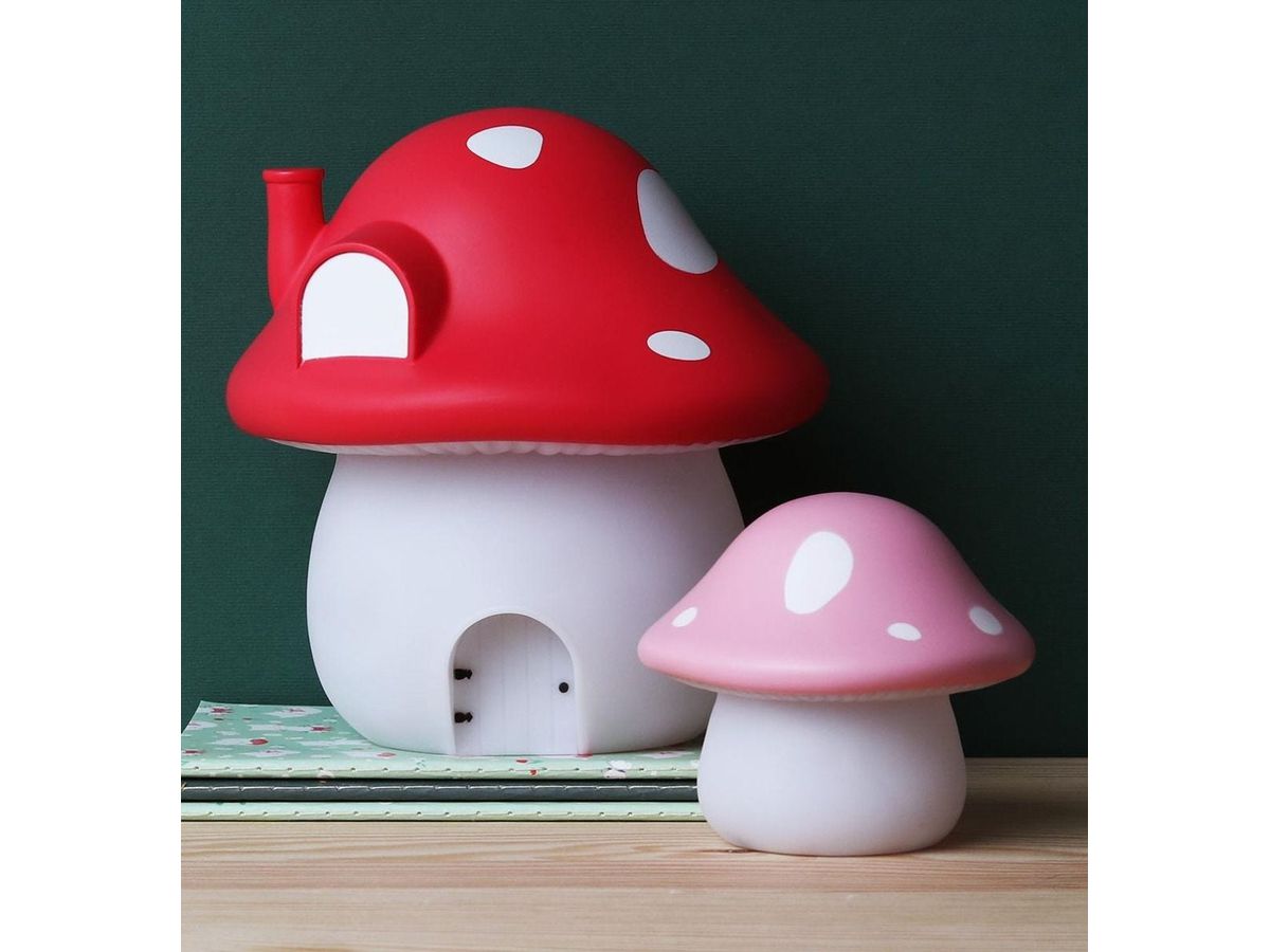 ALLC Nachtlicht mit Sticker NLDEPI17 Mushroom rot 17x19x17cm (8719033869356)