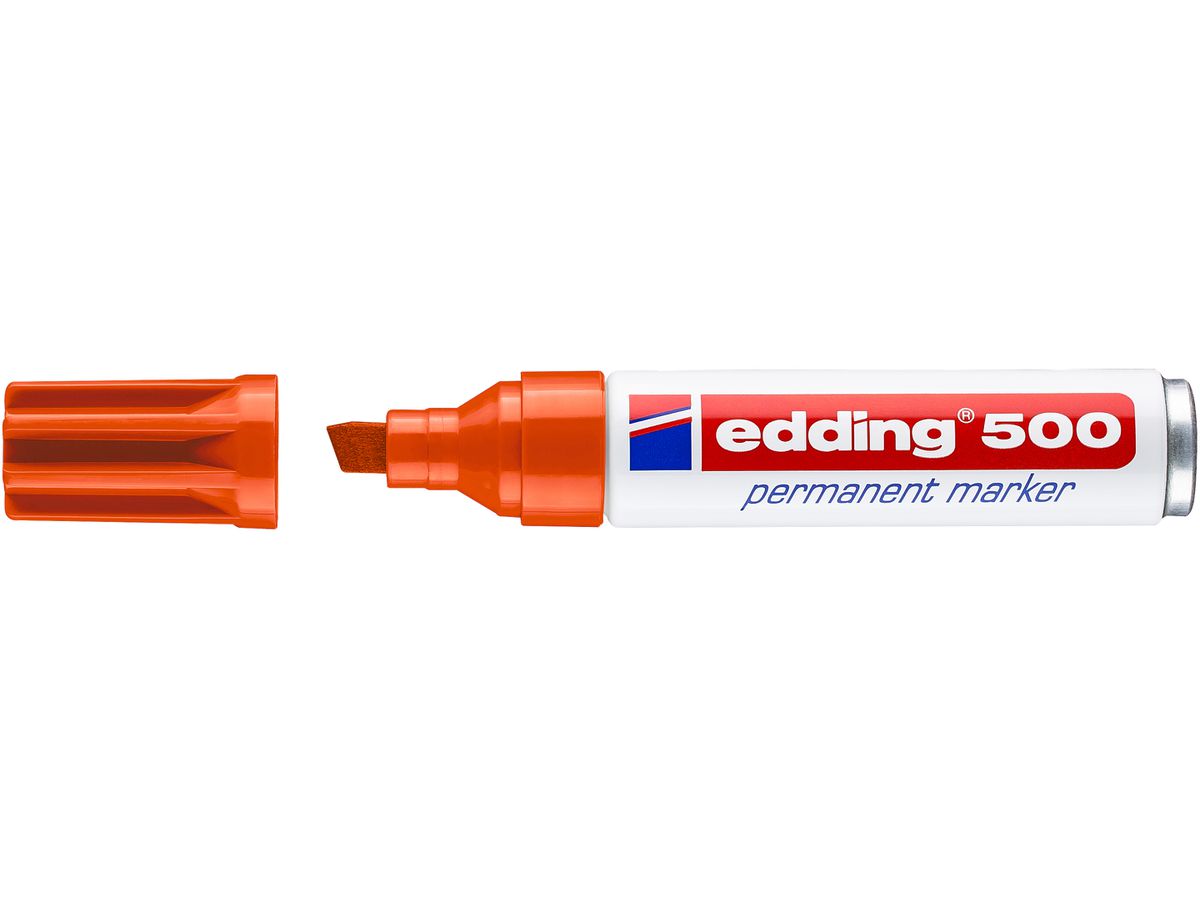 EDDING Permanent Marker 500 2-7mm 500-6 orange (4004764373680)