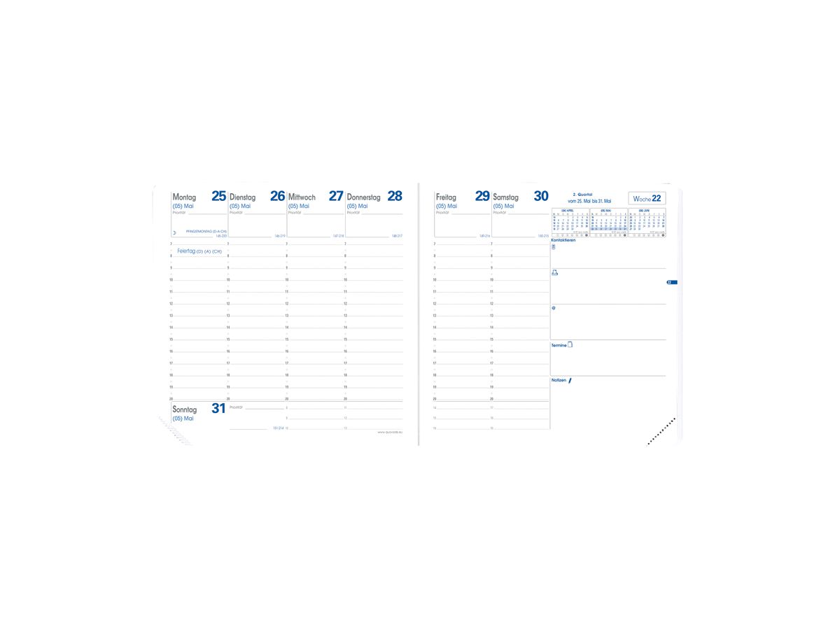 QUO-VADIS Recharge Executif 2026 014004Q 1S/2P Impala/Club DE 16x16cm (3371010121991)