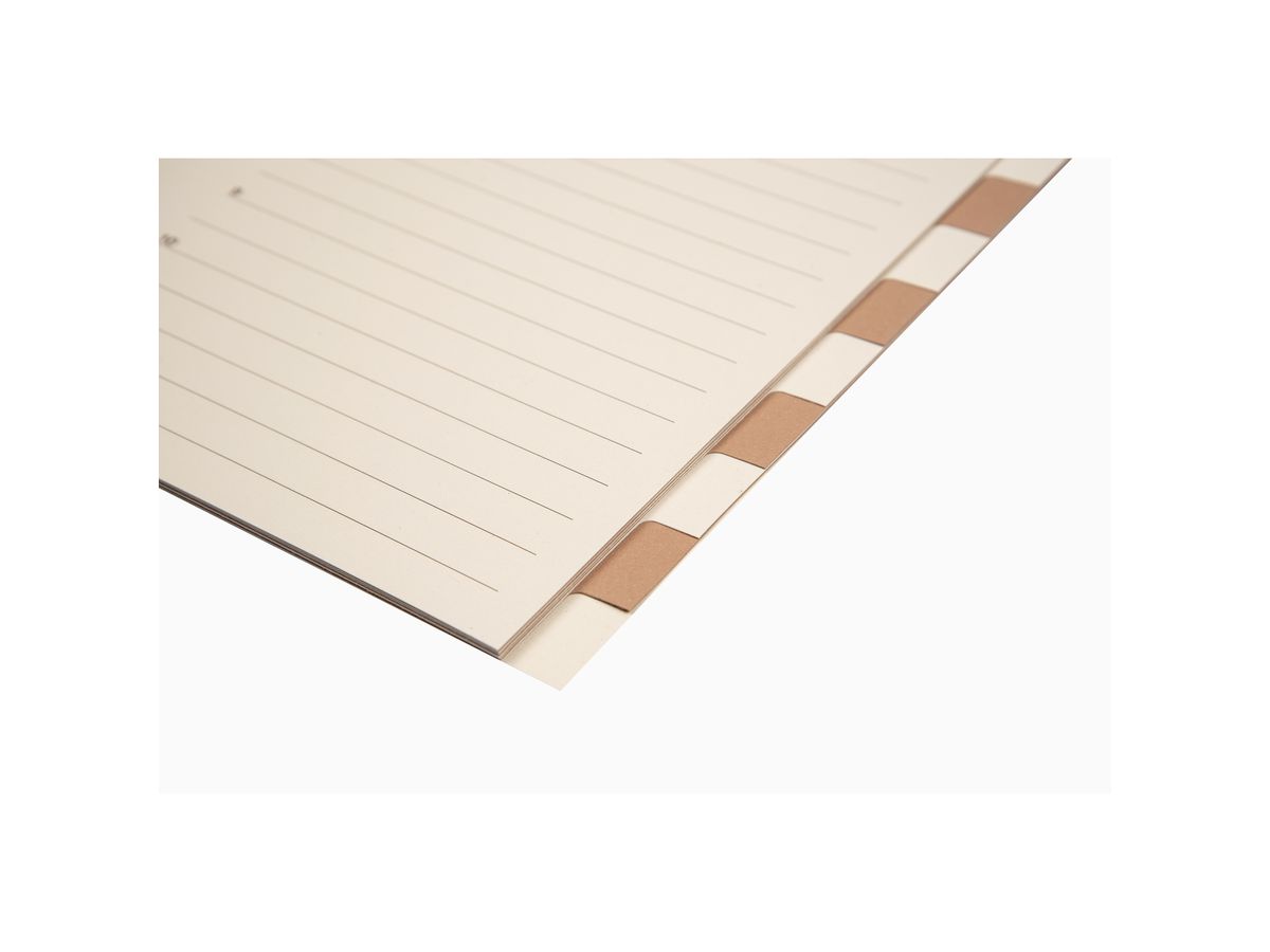 BIELLA Registro cartone A4 46444100U marrone/beige 12 pzi. (7611365231713)