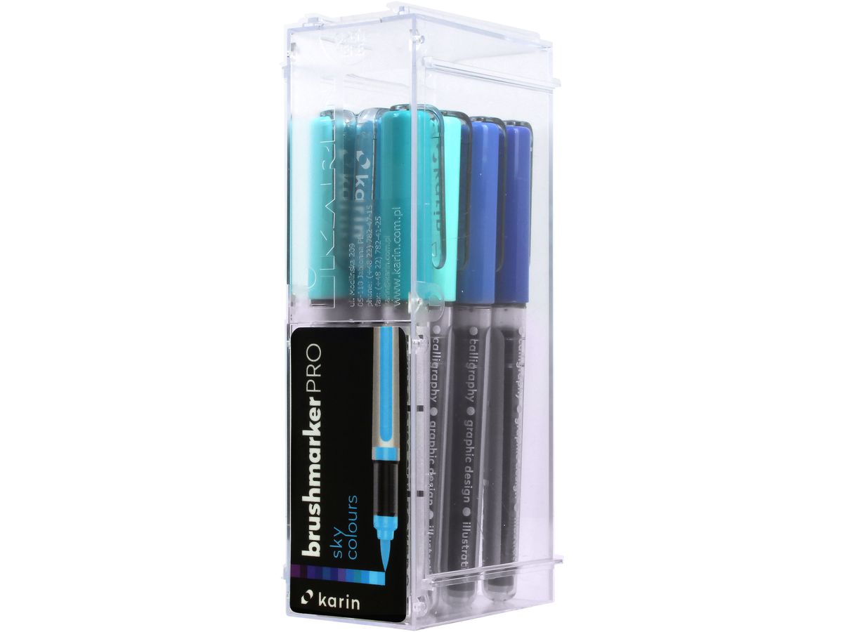 KARIN Brush Marker PRO 27C2 Sky colours 12 Stück (5904446025618)