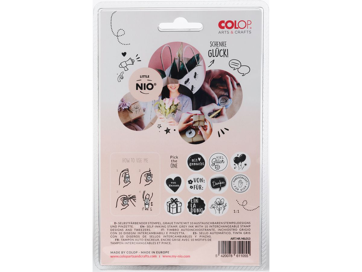 COLOP Tampon text 154849 Little NIO Handmade DE (5420078611055)