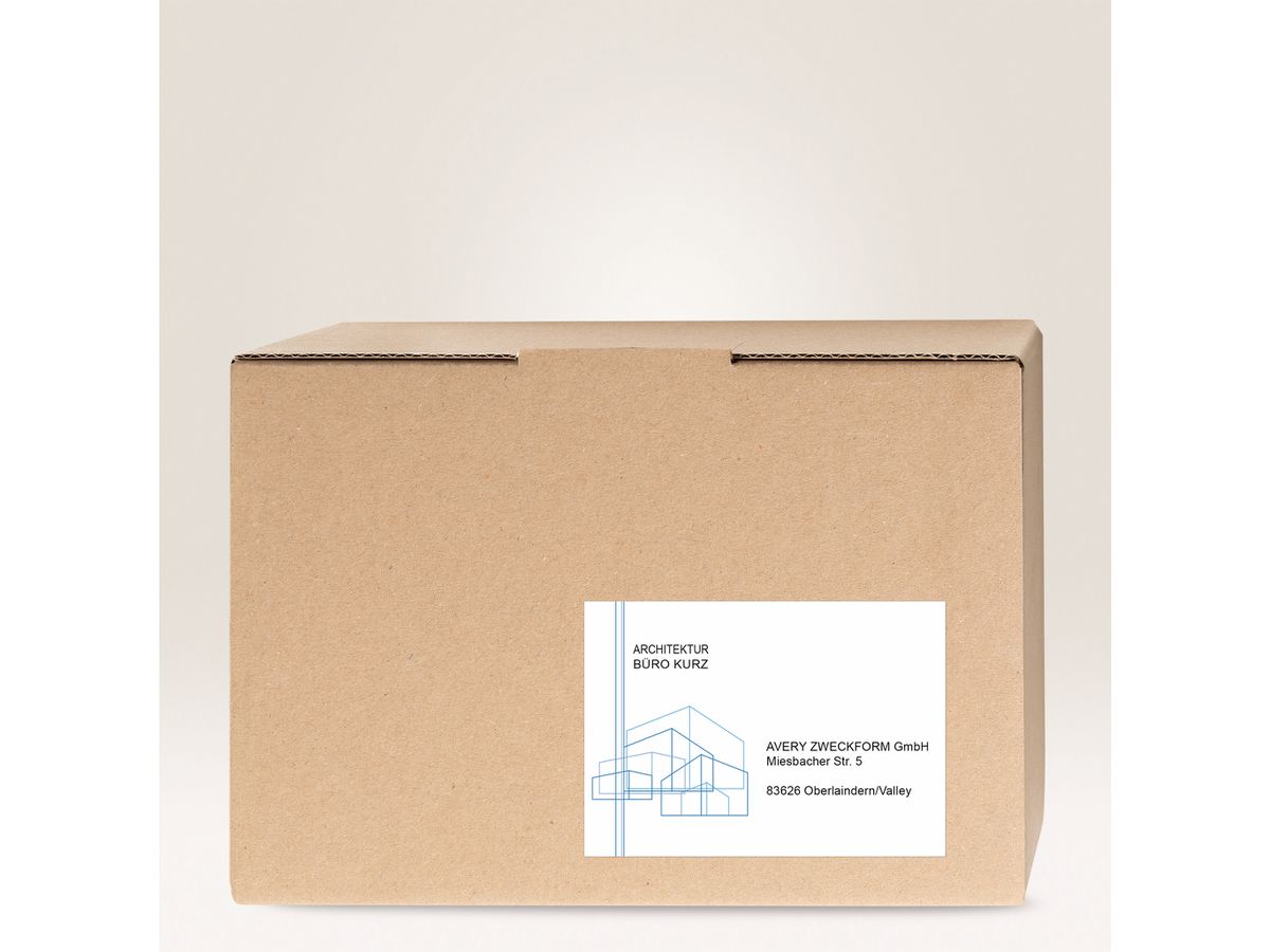 AVERY ZWECKFORM Etichette univers. 210x148mm 6604 bianco 130 pz./65 fogli (4004182066041)