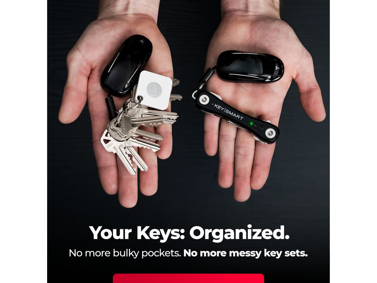 KEYSMART iPro V3 KS431-BLK Apple Find My, Black (0810024053605)