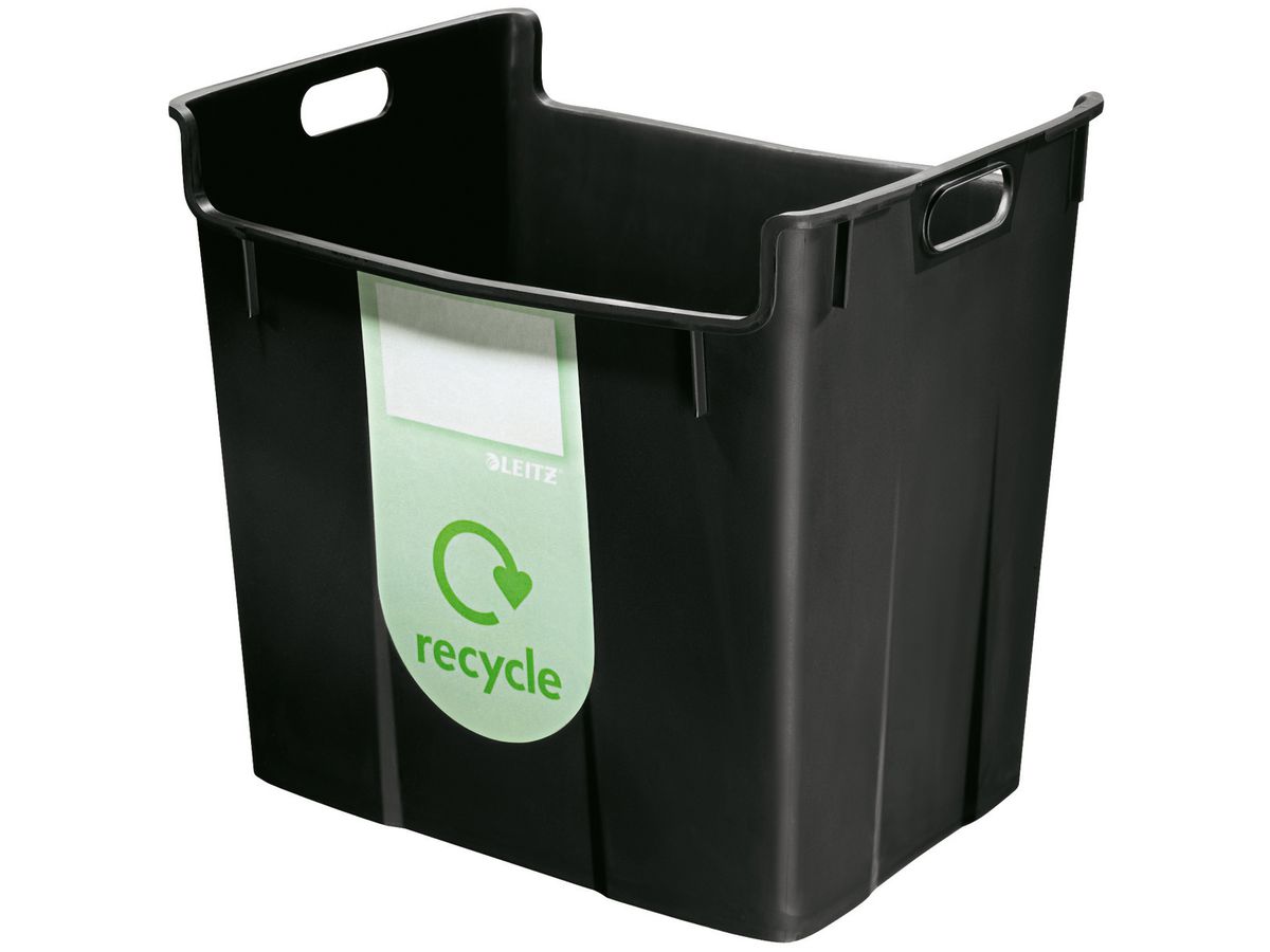 LEITZ Papierkorb Re:Cycle 52090095 schwarz 40lt (4002432393084)