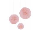 I AM CREATIVE Pompon Set, rosa,20,30,40cm 6010.966 3 Stück (7611983208395)