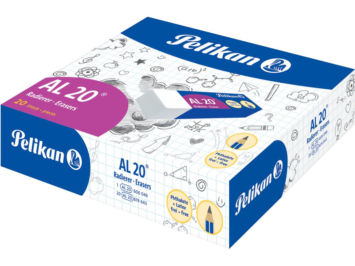 PELIKAN Gomme AL 20 65x22x12mm 619643 (4012700619648)