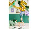 PARTYDECO Palloncino in foil no. 5 86cm FB1M-5-019 oro (5902230736153)
