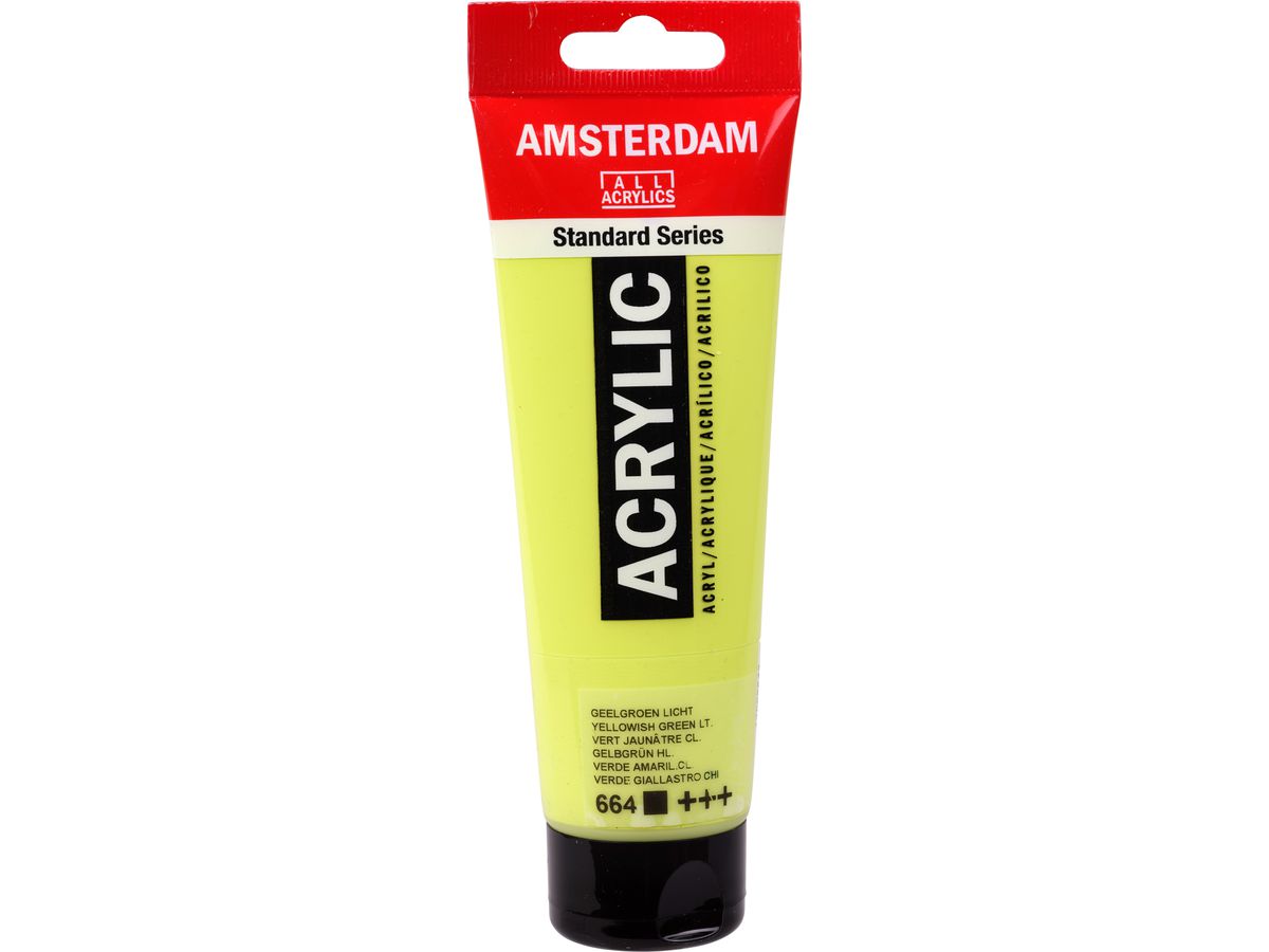 AMSTERDAM Colore acrilici 120ml 17096642 giallo verde chiaro 664 (8712079533397)