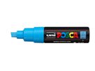 POSCA Marker 8mm PC-8K L.BLUE hellblau, Keilspitze (4902778916544)