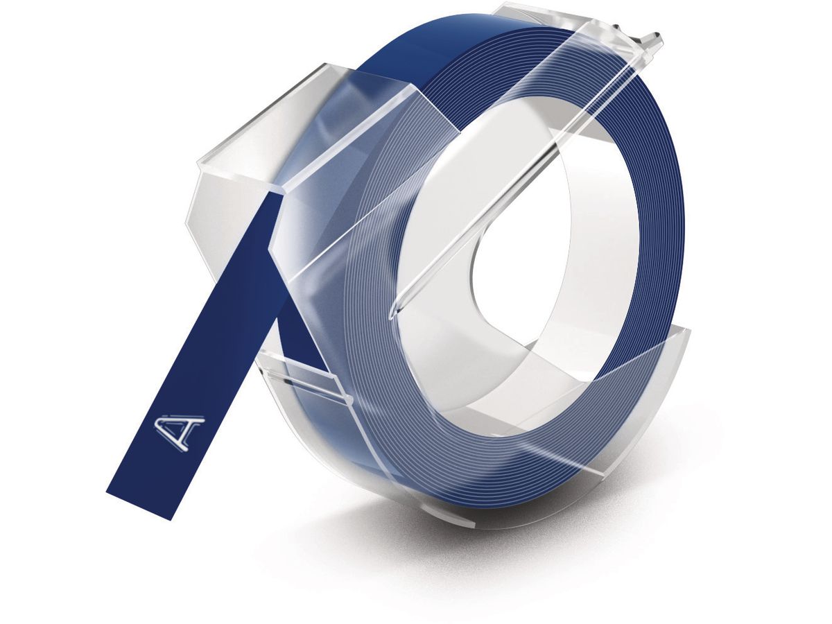 DYMO 3D-Prägeband 9mmx3m 520106 blau (3026985201062)