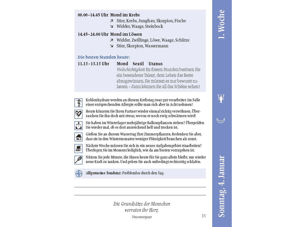 HEYNE TA Mond für jeden Tag 2026 9783453239586 1T/1S DE 10.5x14cm (9783453239586)