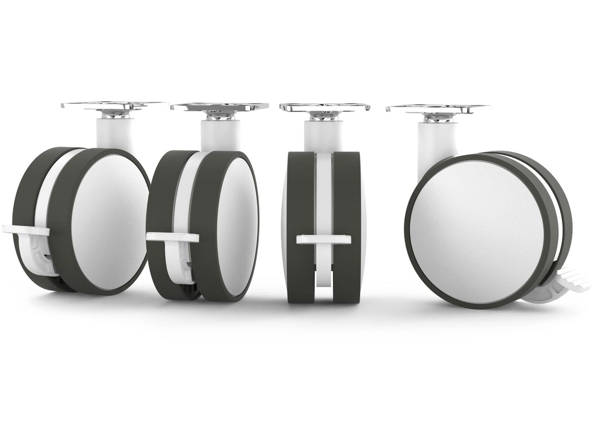 MAGNETOPLAN Pièce de rechange rouleaux set 1146099 InfinityWall + Tool-Hub 4 pcs. (4013695060187)