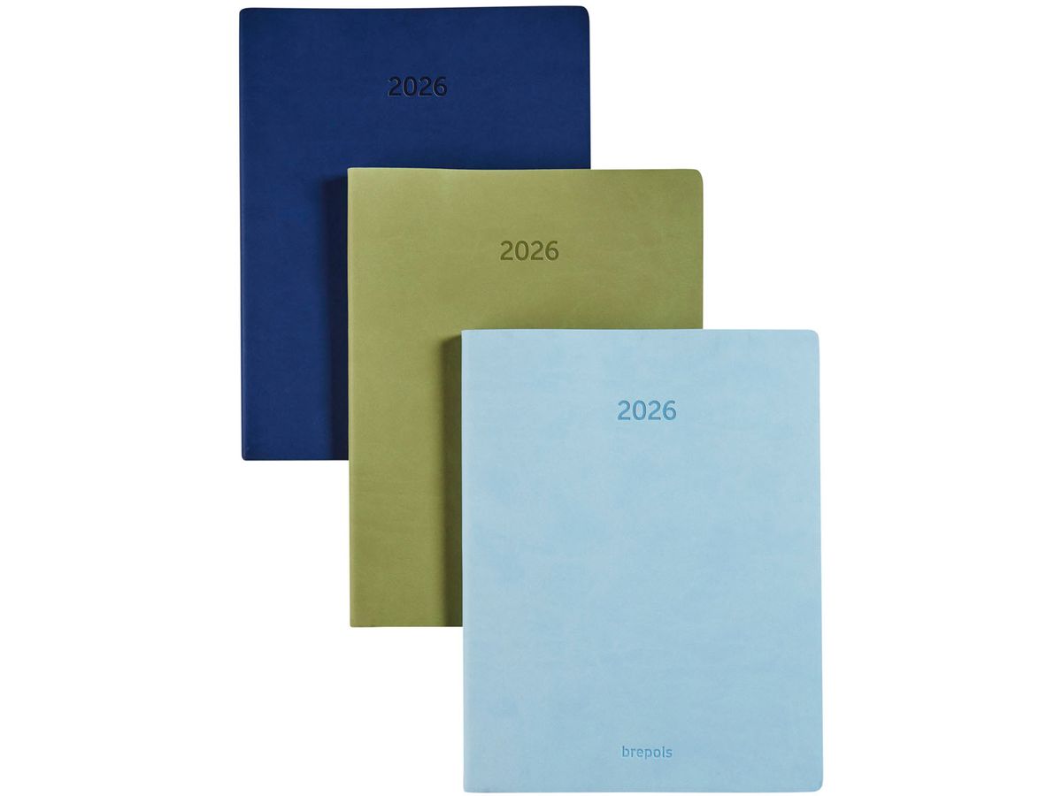 BREPOLS Agenda Timing Colora 2026 0.136.3600 1S/2P ass. 17.1x22cm (5412303145336)