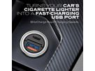 STATIK Dual Car Charger USB-A-C PUP-0250 BlitzCharge 45W (0810024054503)