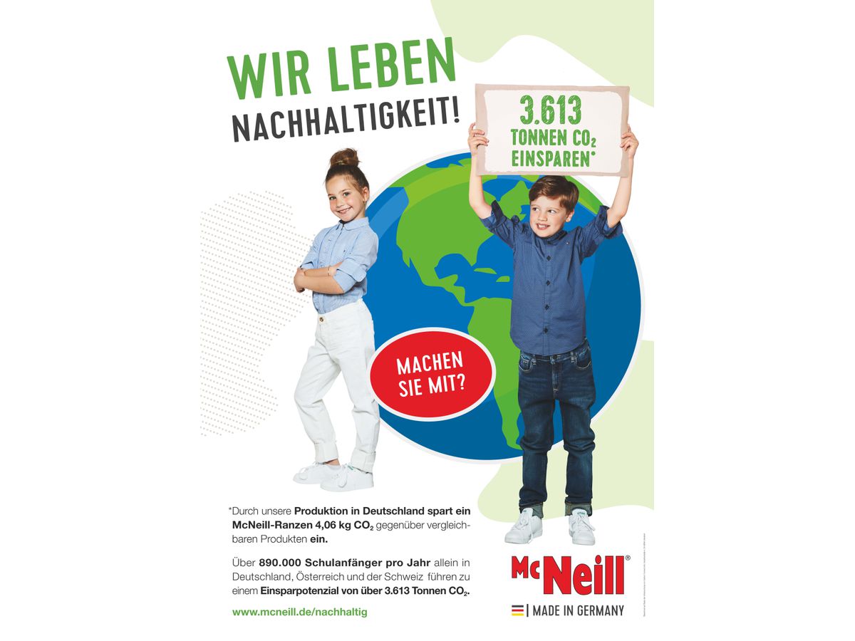 MCNEILL Poster Nachhaltigkeit A1 3400800161 Poster A1 DE (4017245036851)