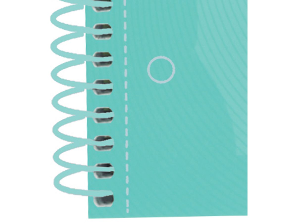 OXFORD Spiralbuch kariert 5mm A4+ 400117274 pastellmint 80 Blatt (8412771028275)