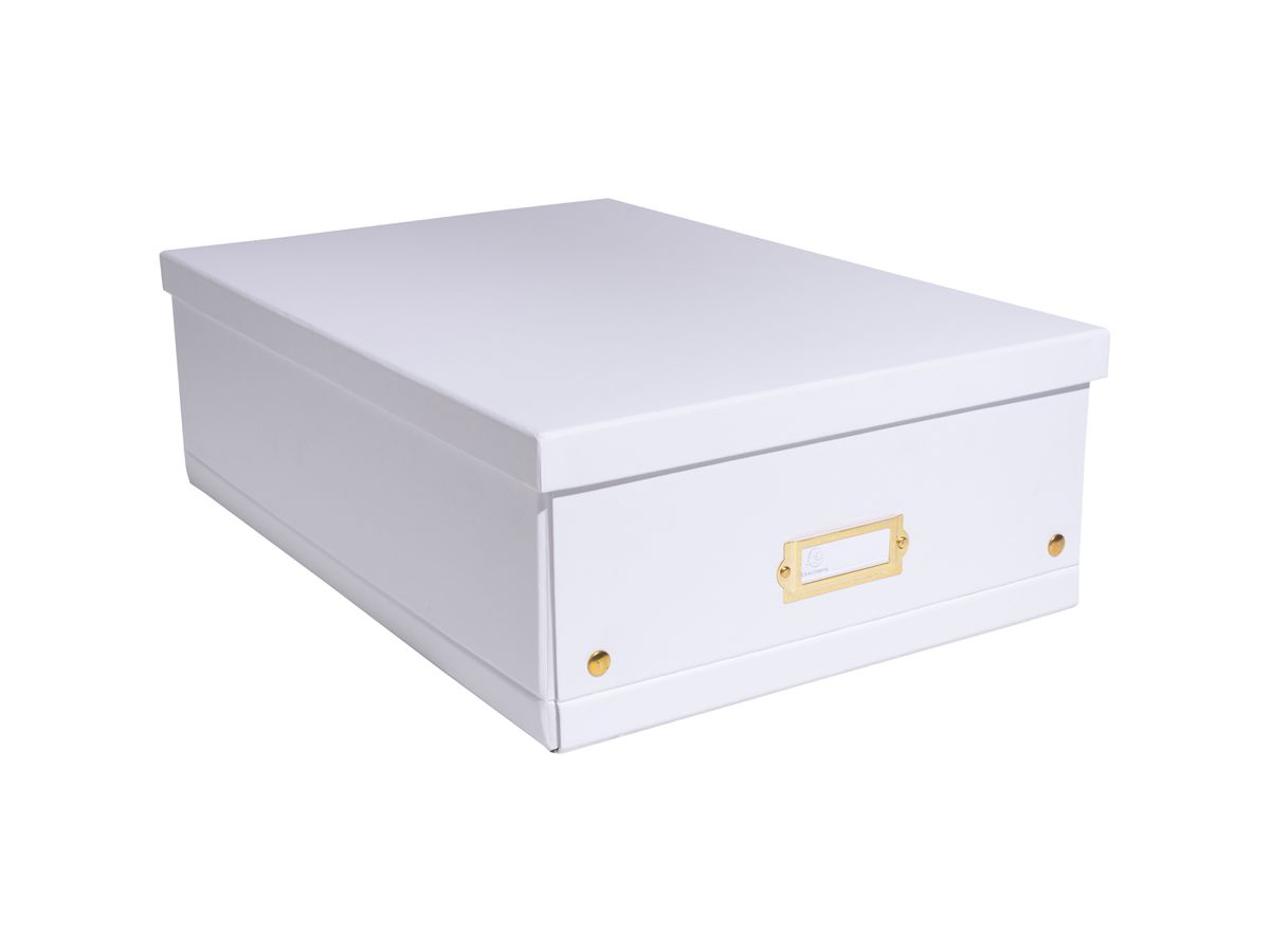 EXACOMPTA Boîte de rangement Neo Deco 62458E blanc, A3+ 33x50x16cm (3130630624585)