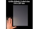 AVERY ZWECKFORM Etiketten L8011-10 Antimic. 210x297mm transp. (4004182380116)