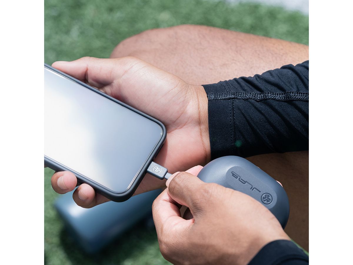 JLAB JBuds Sport ANC 4 Earbuds IEUEBJBSPTANCRGPH84 True Wireless, Graphite (0810119072184)