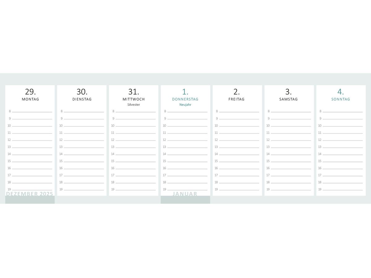 ARS EDITION Calendrier de table 2026 13571 Lebensweisheit DE 29.7x11.5cm (4014489135715)
