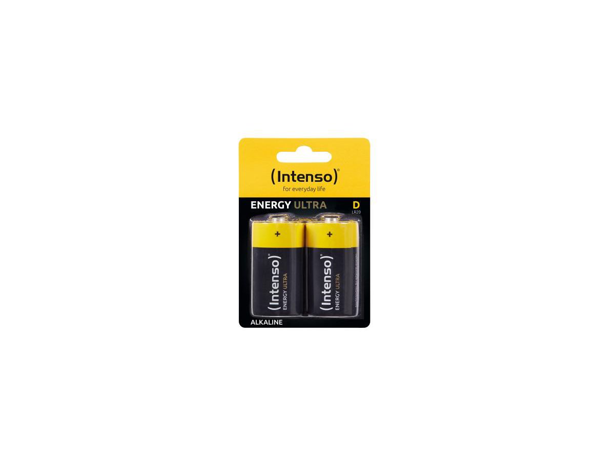 INTENSO Energy Ultra D LR20 7501442 Alkaline 2pcs blister (4034303027231)