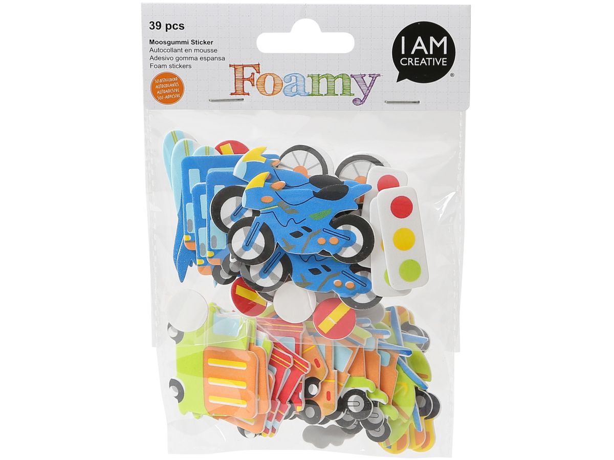I AM CREATIVE Foamy 4019.48 Transport I, 39 pcs. (7611983193110)