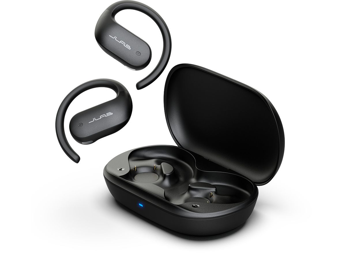 JLAB JBuds Open Sport 2 Earbuds IEUEBJBOPSPRTRBLK82 True Wireless, Black (0810119072627)