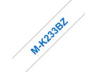 PTOUCH Ruban, non laminé bleu/blanc M-K233BZ pour PT-65/75/85/110 8mx12mm (4977766625043)