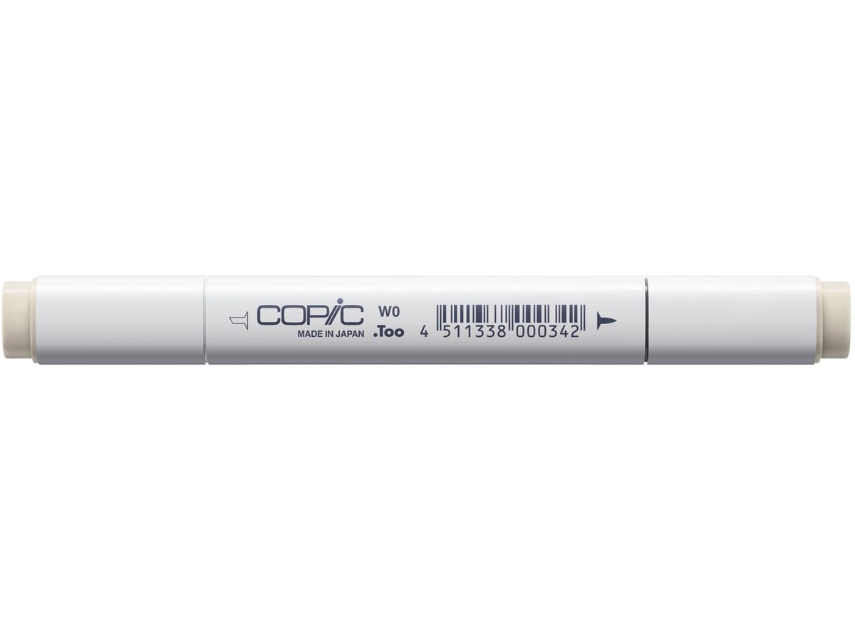 COPIC Marker Classic 20075108 W-0 - Warm Grey No.0 (4511338000342)