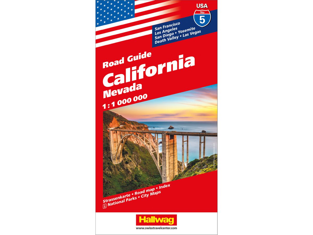 HALLWAG Strassenkarte 382830756 California 1:1 Mio. (9783828307568)
