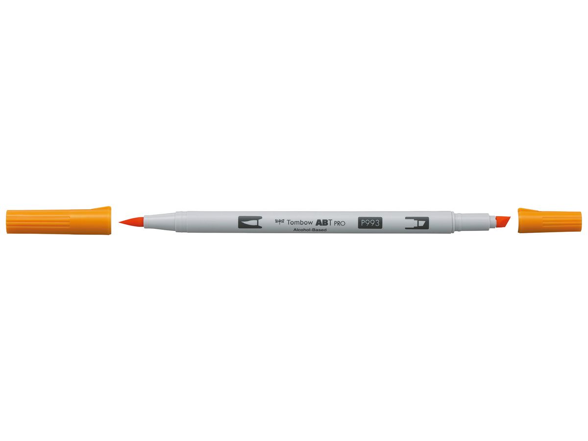 TOMBOW Dual Brush Pen ABT PRO ABTP-993 chrome orange (4901991648935)