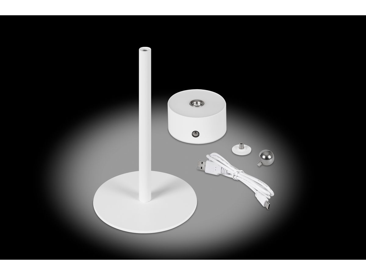 HANSA Flare Ombre lampada da tavolo 41-5011.203 bianco (7612176093217)