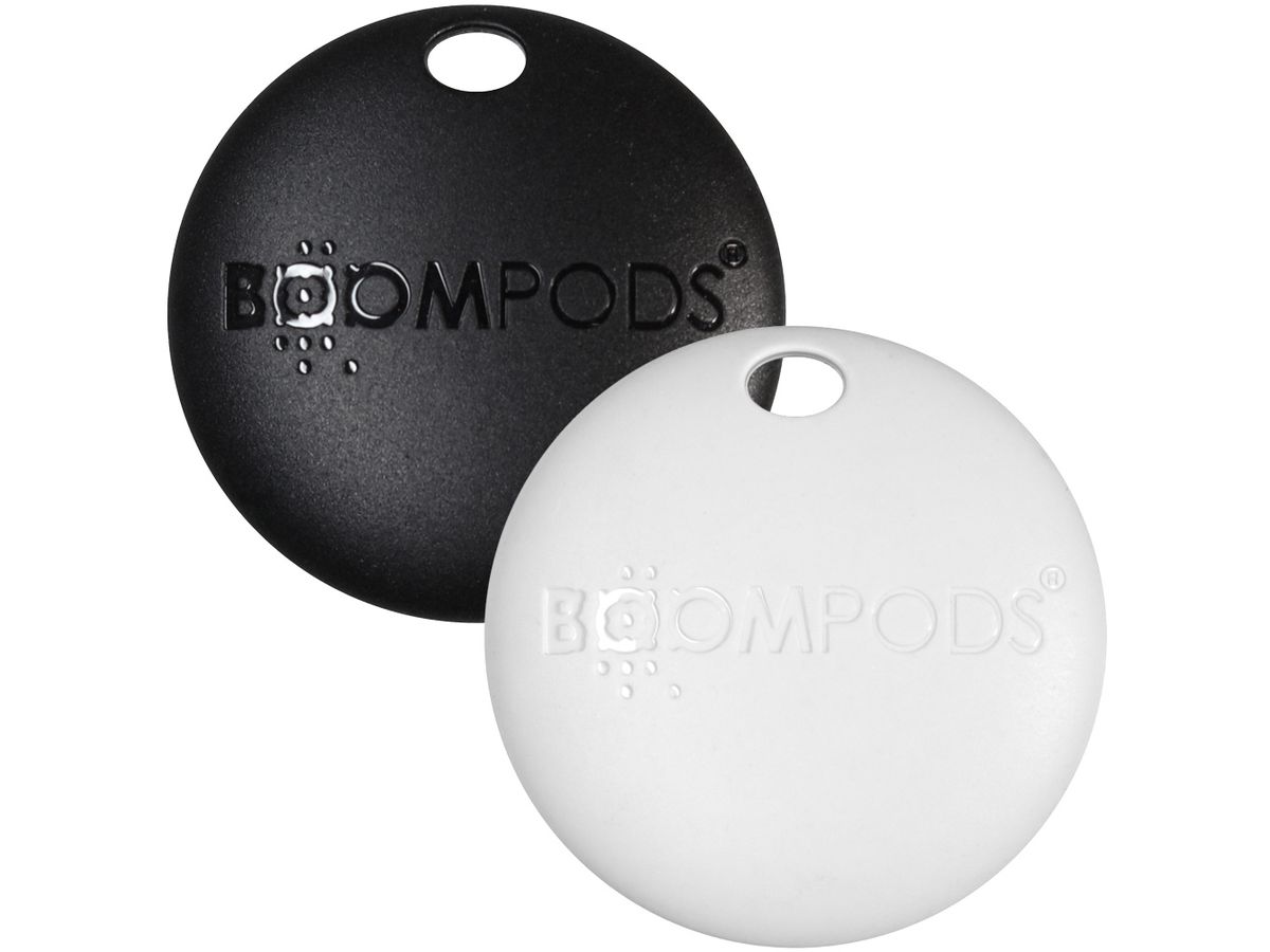 BOOMPODS Boomtag 2 Pack TUPAC1 black,white (5060746170370)